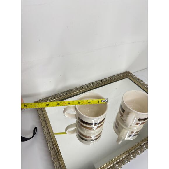 Vintage Bilton Stacking Mugs - Set of 2 - Made in England - 1970s Retro Bohemian - Picture 9 of 10